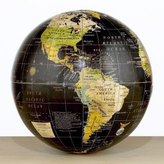 Decorative Black Globe  World Market