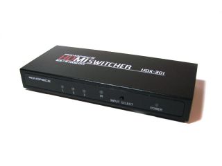 For only $35.80 each when QTY 50+ purchased   3X1 Enhanced HDMI Switch 