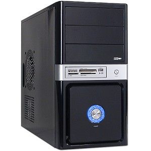 Bay mATX Mini Tower Computer Case w/500W 20+4 pin PSU & Card Reader 