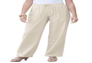 Plus Size Pants in cool linen blend  Plus Size All Pants  Woman 