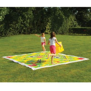 The Snakes And Ladders Lawn Game   Hammacher Schlemmer 