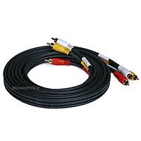Product Image for 10ft Triple RCA Stereo Video Dubbing Composite Cable 