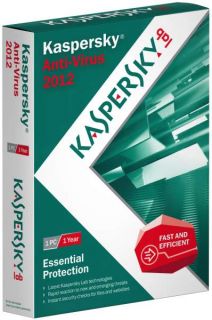 Kaspersky Anti Virus 2012 1 User 1 Year DVD Computing  TheHut 