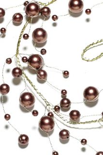 Pearl Garland   Faux Wreaths And Garlands   Holiday Decor 