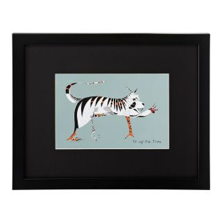 THE HIGH FIVE TIGER   SETH ANDERSON  animal art, portraits, picture 