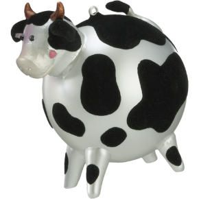 CB2   cow ornament  