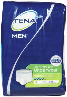 Tena Men Protective Underwear, Super Plus Absorbancy,14ct, XL