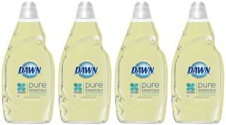 Dawn Ultra Pure Essentials Dishwashing Liquid, Sparkling Mist, 24 oz 4 