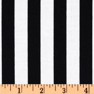 Classic Dots & Stripes Wide Stripe Black/White   Discount Designer 