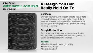 Belkin F8N382tt Silicon Case   For iPad® 1, Shock absorbent, Form 