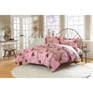 Realtree APG Pink Camo King Comforter Set   