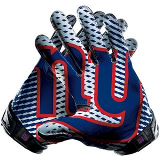 New York Giants Winter Gloves Mens Nike New York Giants Vapor Jet 2.0 