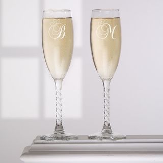 7975   A Toast To Love Personalized Flute Set   Flutes
