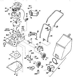Model # 987799601 Craftsman Chipper / vac   Hose kit (11 parts)