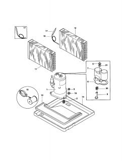 KENMORE Air conditioner Wiring diagram Parts  Model 25371055000 