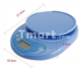 3Kg x 1g KE 2 LCD Kitchen Digital Scale with Weighing Bowl   Tmart