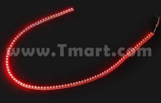 96cm Light LED Flexible Car Strip Lights Red Light 12V   Tmart
