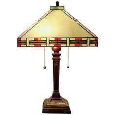 White   Ivory, Tiffany Table Lamps By  