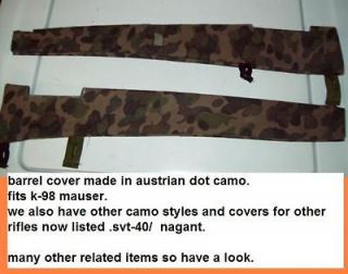 K98 mauser / sniper cover / austrian/ camouflage/ german/ camo/ ww2 
