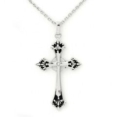 Diamond Accent Celtic Cross Pendant in Stainless Steel   Zales