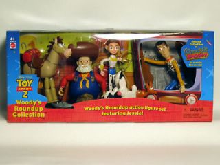 Toy Story WOODY ROUNDUP Figure set STINKY PETE JESSIE WOODY BULLSEYE 