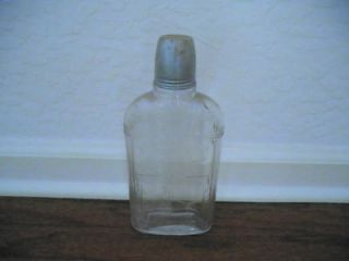 OLD CLEAR BOTTLE OLD MR. BOSTON BRAND WITH SHOT LID