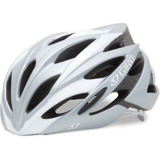 Giro SAVANT Bike Cycle Road Triathlon Helmet WHITE SILVER Large 59 