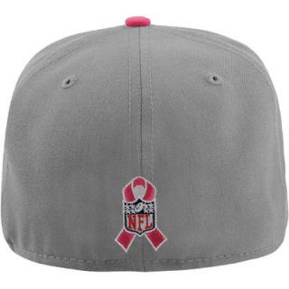 New England Patriots Pink New Era 59FIFTY Breast Cancer Awareness Hat 