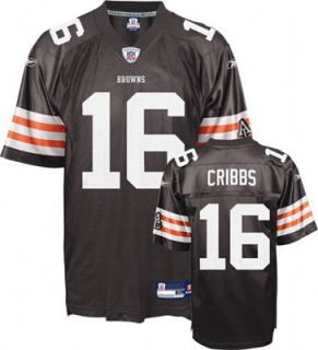 Joshua Cribbs Reebok NFL Brown Cleveland Browns Kids 4 7 Jersey 