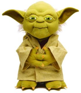 Star Wars Talking Plush Master Yoda   9 Inch Toys  TheHut 