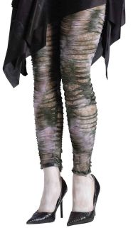 Ripped Zombie Monster Leggings Pants corpse ghost Womens Grey costume
