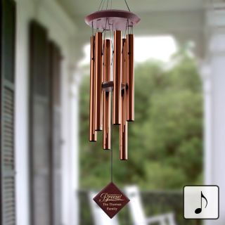 11546   Breezy Summer Personalized Wind Chimes   Full View