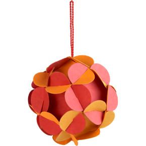 CB2   recycled flowerball ornament  
