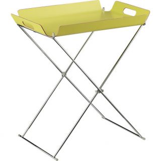 formosa chartreuse tray table in accent tables  CB2