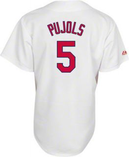Albert Pujols Youth St. Louis Cardinals Home White Replica Jersey 