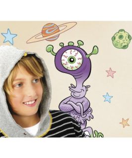 Aliens Themed Room Stickers   fabrics & wall coverings   Mothercare