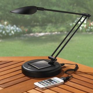 The Solar Rechargeable Reading Lamp   Hammacher Schlemmer 