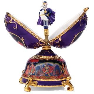 The Battle Of The Mouse King Porcelain Musical Egg   Hammacher 