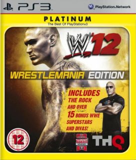 WWE 12 Wrestlemania Edition (Platinum)  PS3  TheHut 
