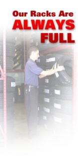 The Tire Rack is Always Full At Discount Tire And Americas Tire