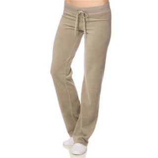 Juicy Couture Taupe Classic Velour Tracksuit Trousers 32 Leg