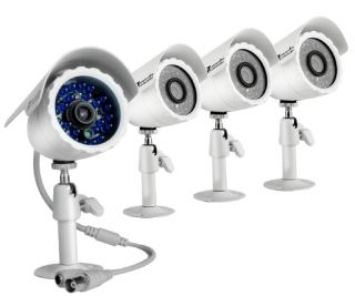 MacMall  Zmodo Night Vision Outdoor Weatherproof Security Camera Kit 