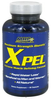 Buy MHP   Xpel Maximum Strenght Diuretic   80 Capsules at LuckyVitamin 