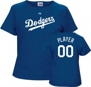 Los Angeles Dodgers T Shirt Womens Any Player Name & Number MLB T 