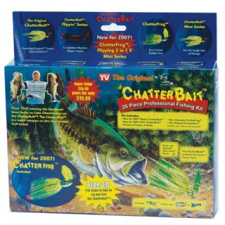 ChatterBait 26 Piece Professional Fishing Kit   