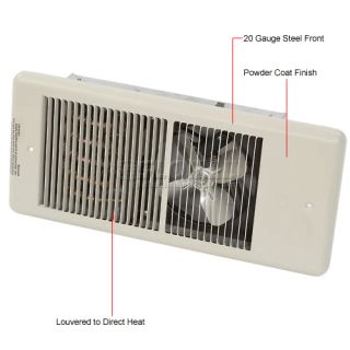 Heaters  Wall Electric  TPI Low Profile Commercial Fan Forced Wall 