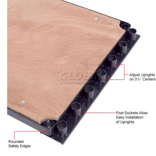Bulk Rack  Bar & Sheet Storage  Adjustable Floor Sheet Rack 48L x 