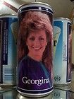 440 ML TENNENTS LAGER GEORGINA GIRL GIRLS OLD BEER CAN TENNENT DRAWN 