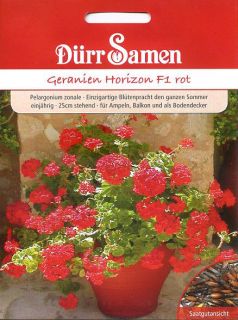 Quality Geranium Flower Seed, Pelargonium, Red