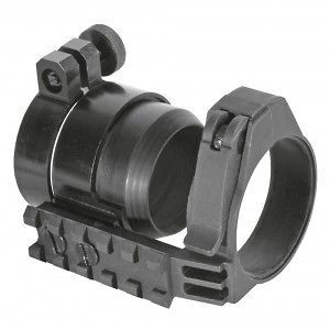 Adapter for daytime optical riflescope to night vision monocular 
